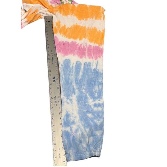 Rugrats Sweatpants WMNS 1X Tie Dye Nickelodeon Pink Tommy Spring Easter Colorful - Picture 3 of 8